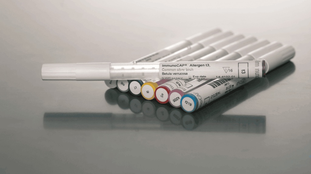 The complete allergy care cycle, from ImmunoCAP molecular diagnostics to ROXALL allergen immunotherapy (AIT)