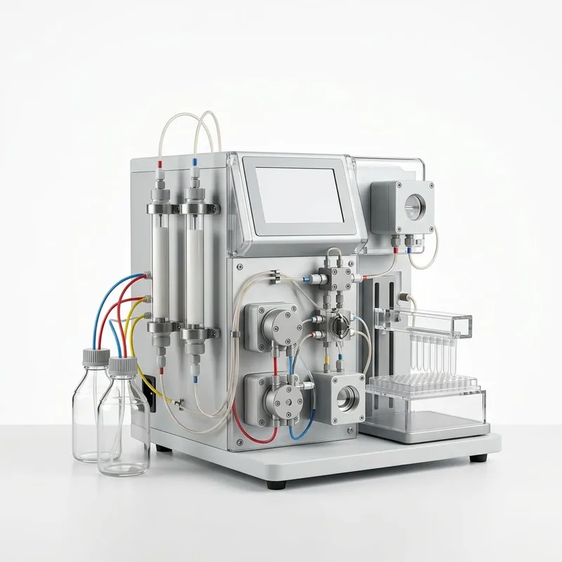 Biotechnology and protein analysis — FPLC chromatography and bioreactors